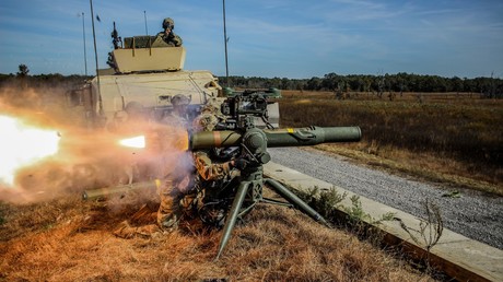 Tir d’un missile anti-char TOW par des soldats américains, lors d’un exercice à Fort Campbell (Kentucky), le 24 octobre 2018 (photo d’illustration).