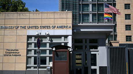 Ambassade des Etats-Unis à Moscou, le 30 juin 2022 (photo d'illustration).
