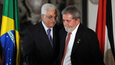 Rencontre entre le président Lula et le chef de l'autorité palestinienne Mahmoud Abbas au Brésil en 2010 (image d'illustration).
