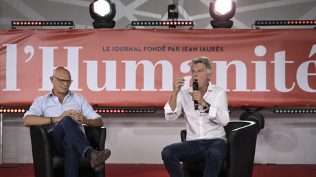 Le communiste Fabien Roussel chahuté lors de la Fête de l'Humanité