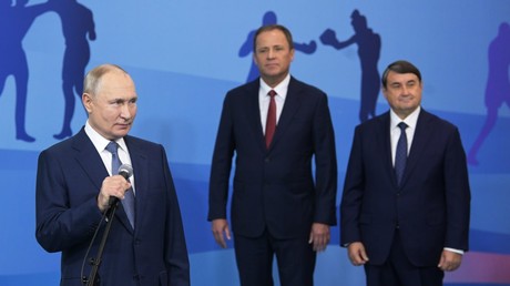 Le président russe Vladimir Poutine, le 19 octobre 2023 (photo d'illustration).