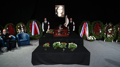 Funérailles de Daria Douguina à Moscou, le 23 août 2022 (photo d'illustration).