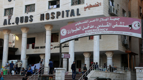 L'hôpital Al-Quds de Gaza.