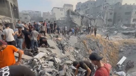 Gaza : effroi après le bombardement du camp de réfugiés de Jabaliya
