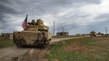 Des blindés américains dans l'est de la Syrie (image d'illustration).