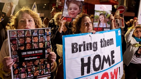 Manifestation à Tel-Aviv le 20 novembre pour la libération des otages (image d'illustration).