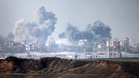 Bombardements sur la bande de Gaza, 3 décembre 2023.