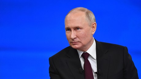 Le président russe Vladimir Poutine, le 14 décembre 2023.