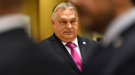 Le Premier ministre Viktor Orban au Conseil européen le 14 décembre 2023.