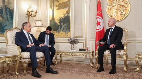 Sergueï Lavrov rencontre le président tunisien