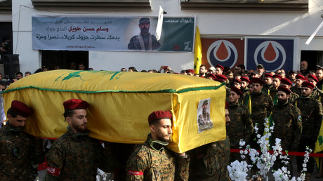 Funérailles d'un membre du Hezbollah le 9 janvier 2024 (image d'illustration).