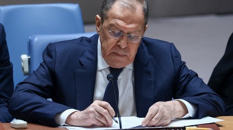 Lavrov tient une conférence de presse en marge de sa visite à l'ONU