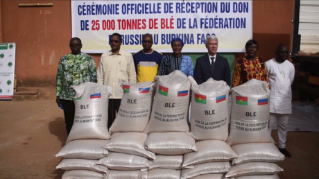 Le Burkina Faso reçoit 25 000 tonnes de blé de la Russie