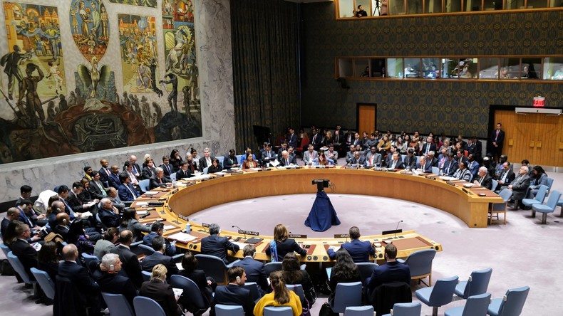 Réunion du Conseil de sécurité des Nations unies sur la paix et la sécurité internationales
