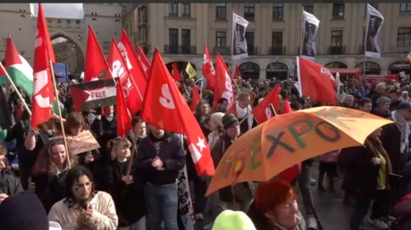 Munich : manifestation pour la paix, en marge de Conférence sur la sécurité