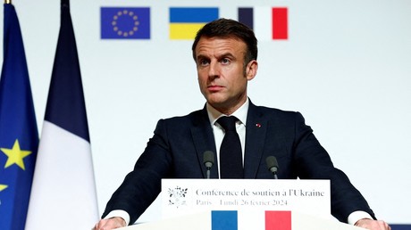 Macron : l'envoi de troupes occidentales en Ukraine ne peut «être exclu»