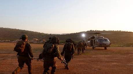 Exercice de l'armée israélienne à la frontière libanaise le 7 février 2024 (image d'illustration).