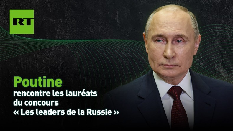 Poutine rencontre les lauréats du concours « Les leaders de la Russie »