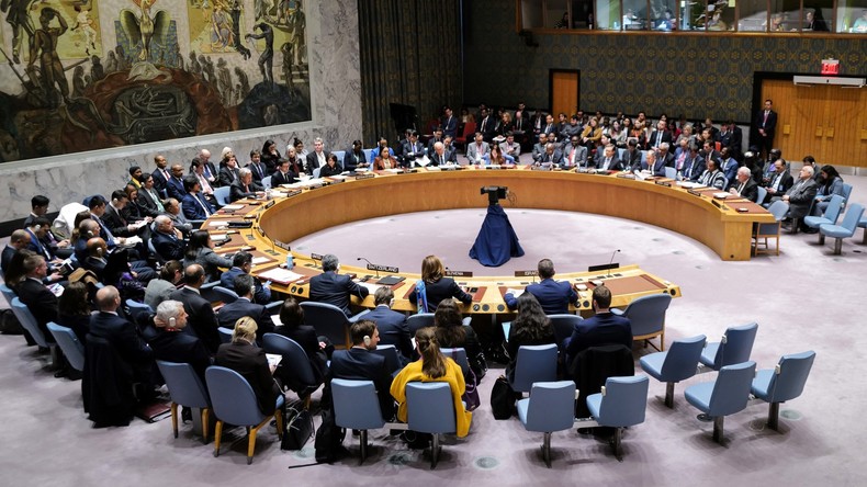 Réunion du Conseil de sécurité des Nations unies sur la situation au Moyen-Orient