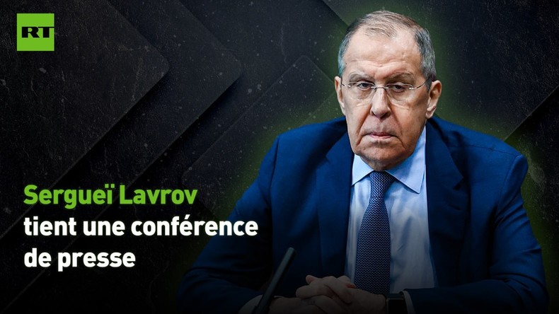 Sergueï Lavrov tient une conférence de presse avec son homologue namibien