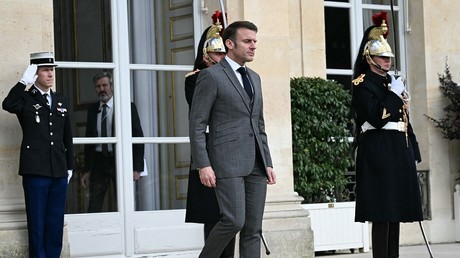 Emmanuel Macron le 7 mars à l'Élysée.