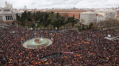 Espagne : manifestation à Madrid contre la loi d'amnistie pour les séparatistes catalans