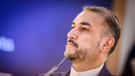 Le chef de la diplomatie iranienne Hossein Amir Abdollahian à Genève le 26 février 2024 (image d'illustration).