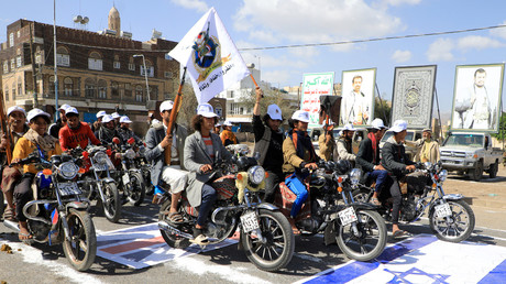 Manifestation des Houthis à Sanaa le 29 février 2024 (image d'illustration).