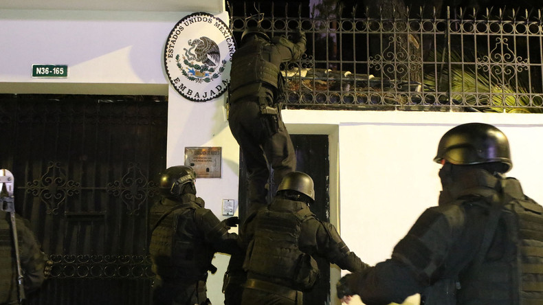 Le Mexique suspend ses relations diplomatiques avec l’Equateur après une descente de police à son ambassade