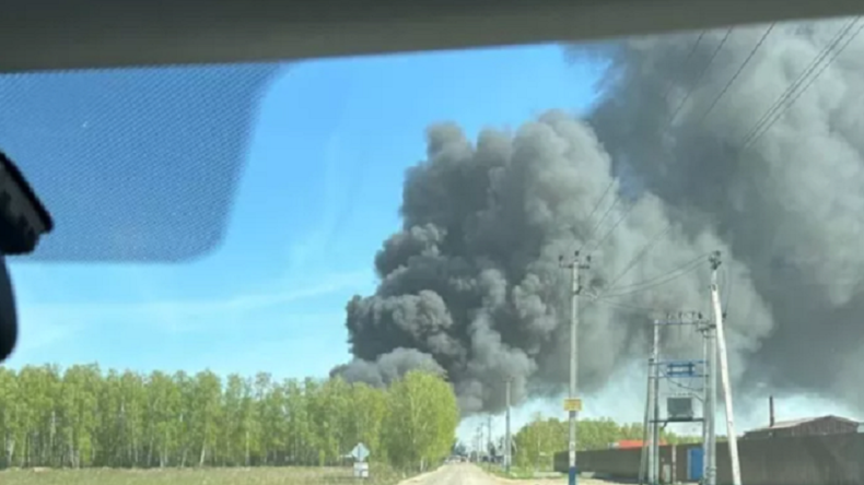 Russie : un entrepôt de polyéthylène en flammes dans la région de Moscou