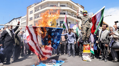 Manifestation à Téhéran pour la journée de Jérusalem, le 5 avril 2024 (image d'illustration).