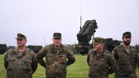 Soldats de la Bundeswehr devant un système Patriot, octobre 2023 (image d'illustration).