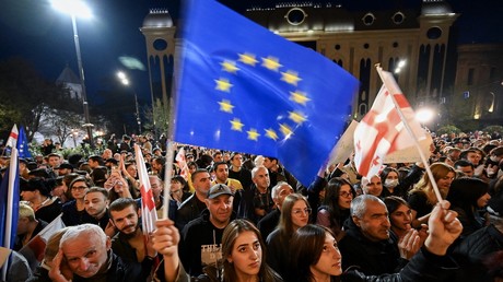 Géorgie : les militants pro-européens manifestent à Tbilissi sur fond de projet de loi sur les «agents de l'étranger»