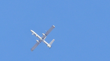 Drone israélien Hermes 450 au-dessus de Gaza (image d'illustration).