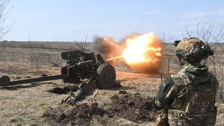 Artilleurs russes à l'entraînement (image d'illustration).