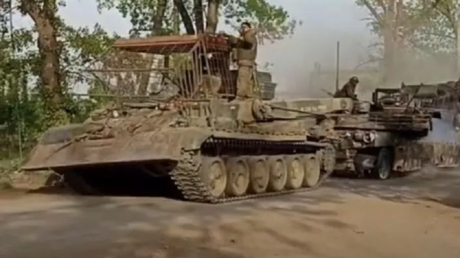 Donbass : un char américain Abrams retiré du front et emmené en trophée à Moscou