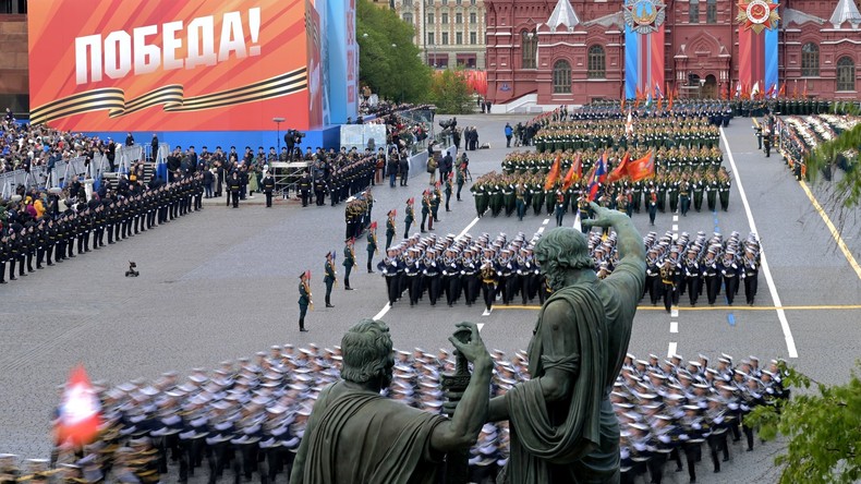 Moscou : répétition finale du défilé de la Victoire sur la Place Rouge