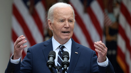 Joe Biden lors d'une conférence de presse le 14 mai 2024 à la Maison Blanche.