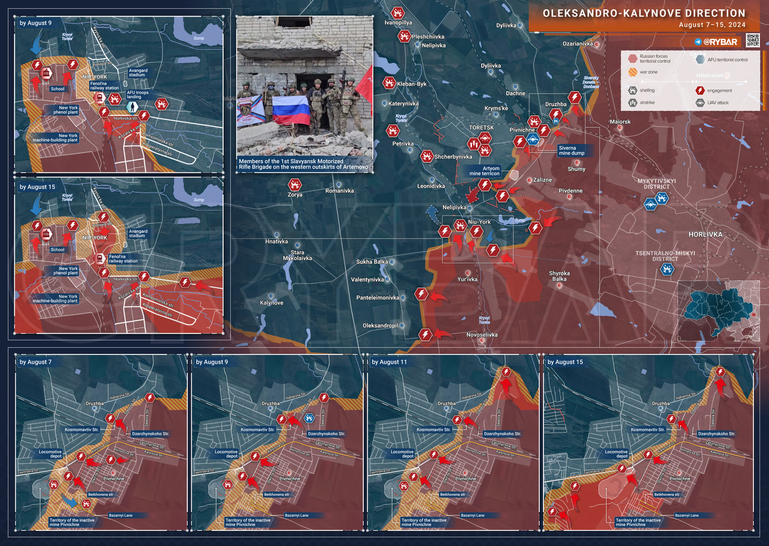 Rudes combats dans la région de Koursk, avancées russes dans le Donbass