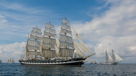 Grande expédition africaine : le navire russe Krusenstern accoste dans le port d'Agadir, au Maroc