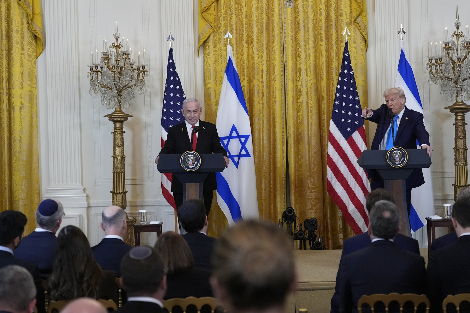 Lors de sa rencontre avec Netanyahou, Trump évoque un déploiement américain à Gaza