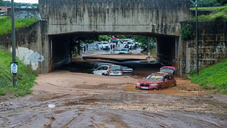 Afrique du Sud : les graves inondations qui se sont abattues sur la ville de Durban font au moins une victime