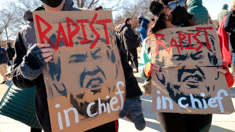Rassemblement lors de la manifestation «Not My President's Day»