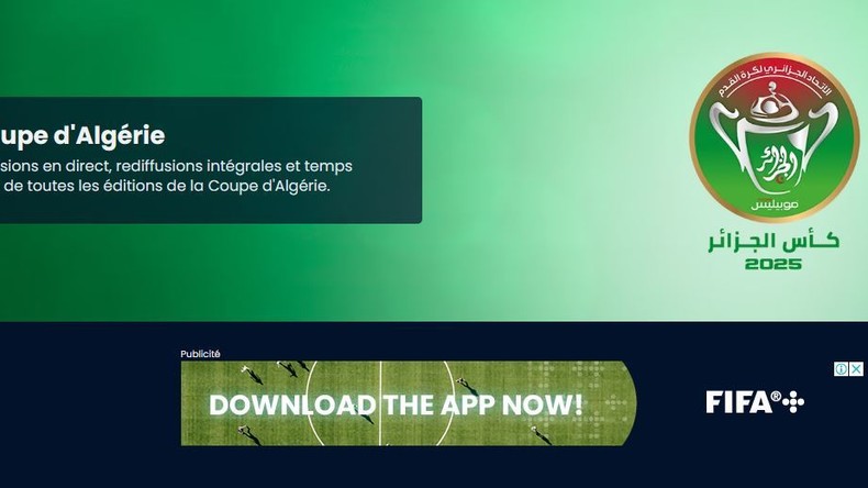 FIFA+ diffusera gratuitement les matchs de la Coupe d'Algérie