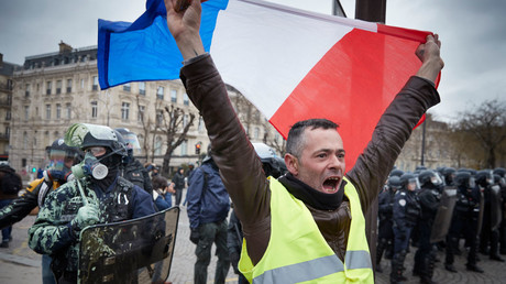 Un manifestant des «gilets jaunes»