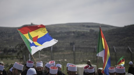 Visite de plusieurs religieux druzes syriens en Israël