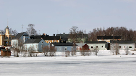 Maisons à Pikisaari à Oulu, Finlande