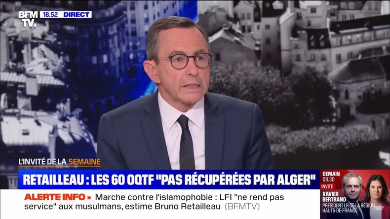 Bruno Retailleau menace l'Algérie de mesures de rétorsion discrètes