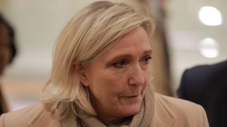 La dirigeante du Rassemblement national, Marine Le Pen