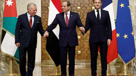 Au Caire, al-Sissi, Abdallah II de Jordanie et Macron s'opposent au déplacement de la population de Gaza